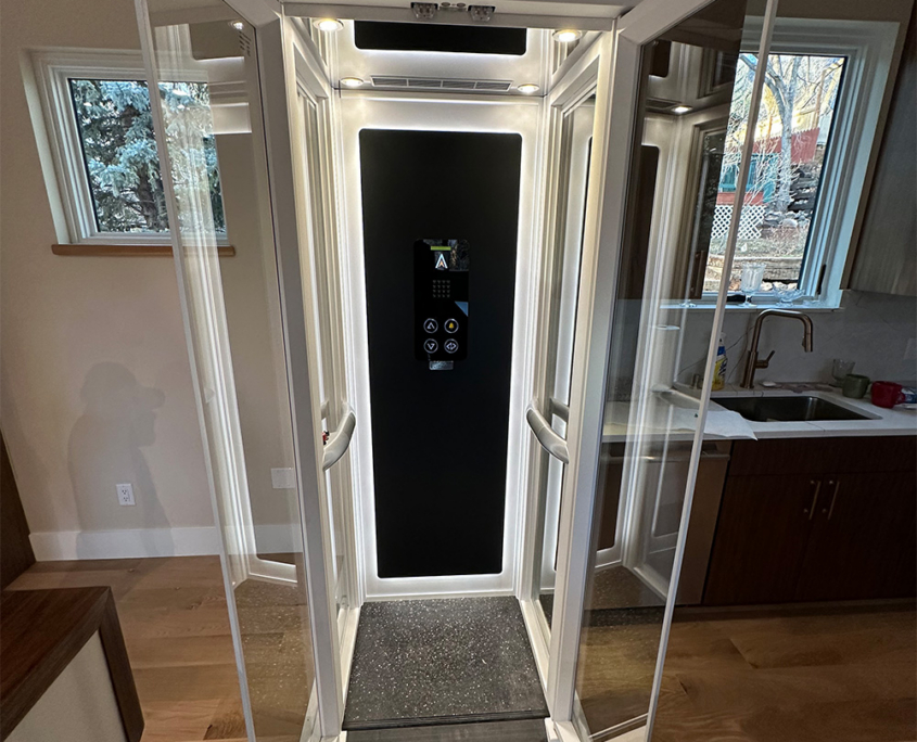 Small Footprint Home Elevator Retrofit Colorado